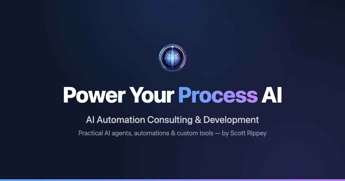Power Your Process AI - AI Automation Consulting & Development